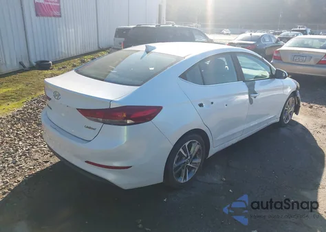 2017 Hyundai Elantra Limited z USA, uszkodzony, nr VIN 5NPD84LF7HH006197